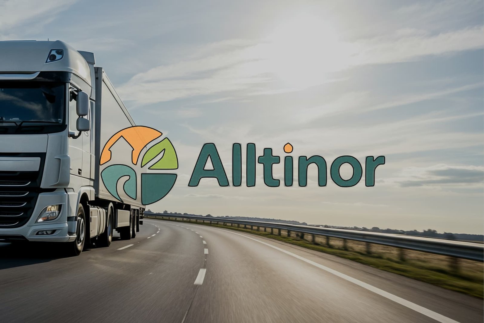 Alltinor transportbil på veien