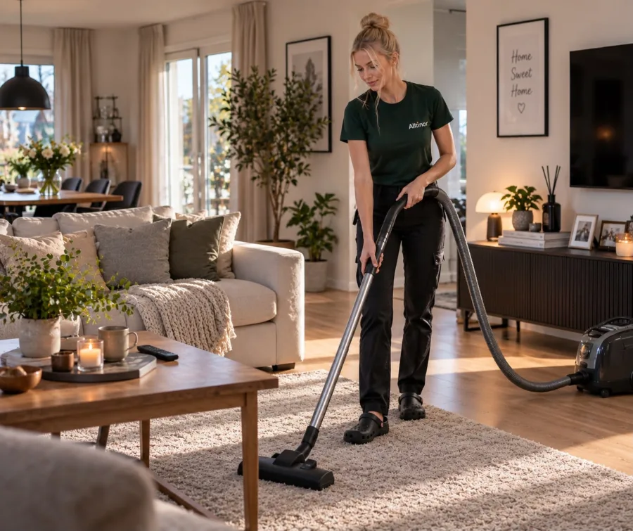 Privat renhold hos Alltinor